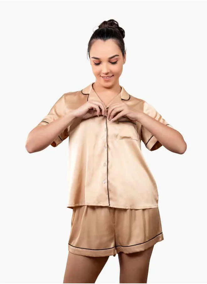 Aadaraya Ss Classic Short Pj Set For Female