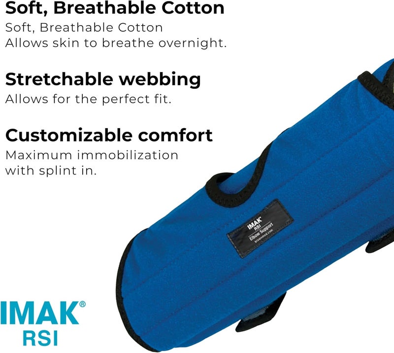 Brownmed IMAK RSI Elbow Support - XLarge Stabilizing Brace for Nighttime Pain Relief - Image 5