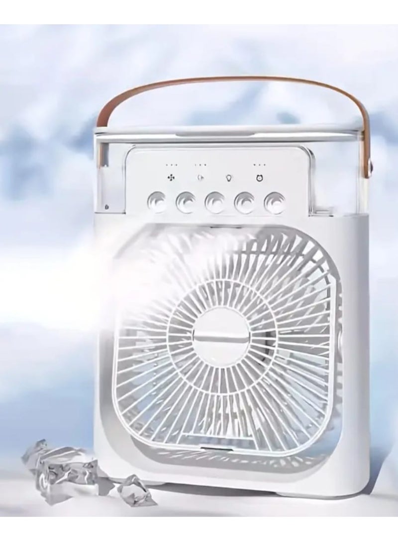 LDQ 1200ml Portable Multi-Functional 5-Speed USB Type-C Spray Humidifier Air Cooler Fan, Desktop Electric Fan, Mist Spray For Home, Dorm, Office  - Image 4