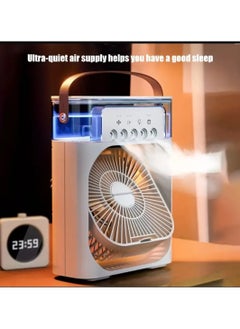 LDQ 1200ml Portable Multi-Functional 5-Speed USB Type-C Spray Humidifier Air Cooler Fan, Desktop Electric Fan, Mist Spray For Home, Dorm, Office  - Image 3
