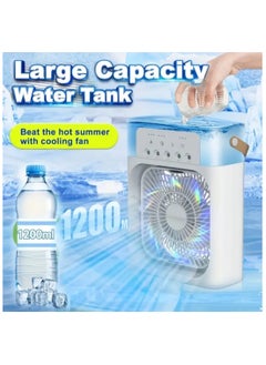 LDQ 1200ml Portable Multi-Functional 5-Speed USB Type-C Spray Humidifier Air Cooler Fan, Desktop Electric Fan, Mist Spray For Home, Dorm, Office  - Image 1