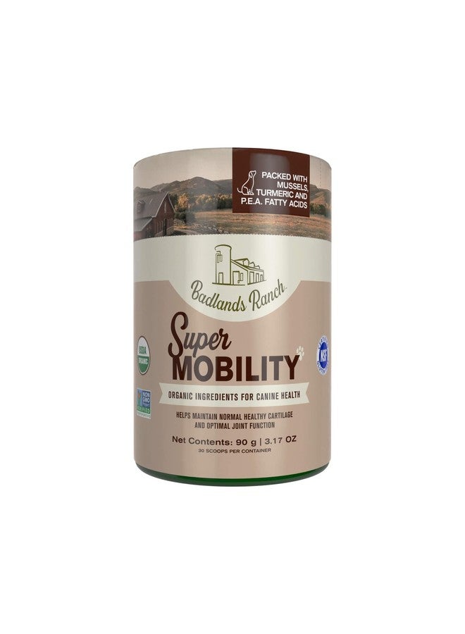 Badlands Ranch by Katherine Heigl- Super Mobility Canine Supplement Organic Ingredients Helps Maintain Healthy Cartilage, Optimal Joint Function (90 Grams, 30 Scoops) - Image 1