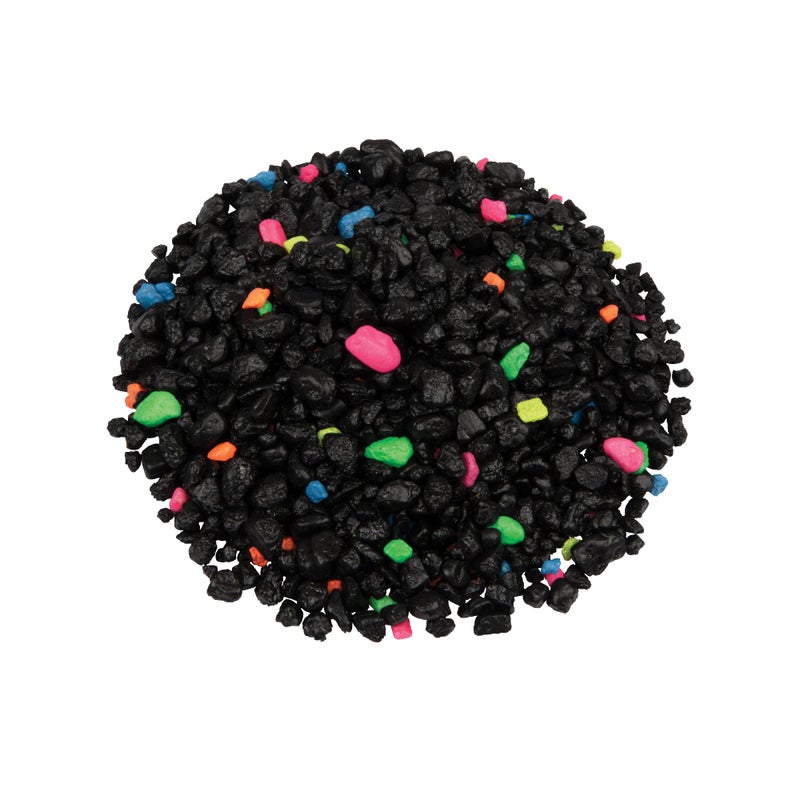 GloFish Aquarium Gravel, Fish Tank Gravel, Black With Fluorescent Accents, Compliments GloFish Tanks, 5 lb Bag - Image 2