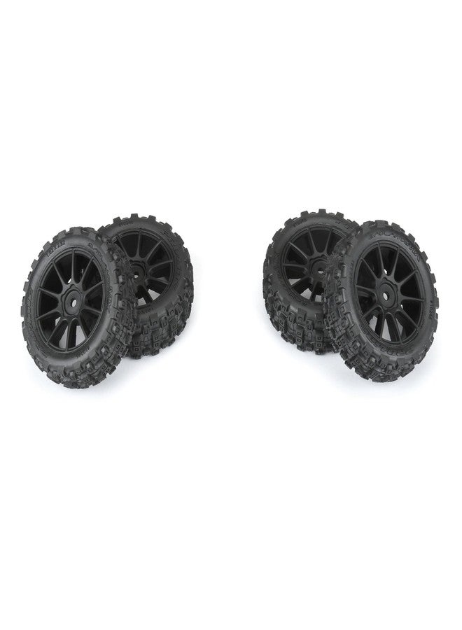 Pro-Line إطارات باج لاندز MX 1.9" لجميع التضاريس مركبة على عجلات ماخ-10 سوداء 1.9" 12 مم سداسي لتيفون جرو 4x4 أمامية أو خلفية PRO1024610 - Image 3