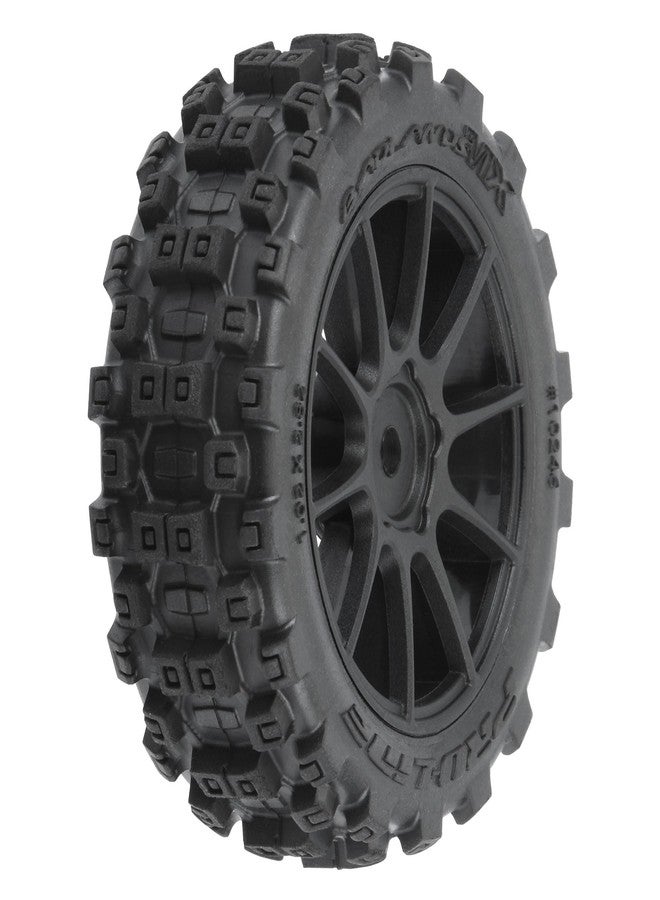 Pro-Line إطارات باج لاندز MX 1.9" لجميع التضاريس مركبة على عجلات ماخ-10 سوداء 1.9" 12 مم سداسي لتيفون جرو 4x4 أمامية أو خلفية PRO1024610 - Image 1
