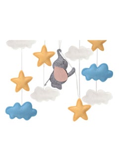 Generic Baby Crib Nursery Mobile Wall Hanging Décor Baby Bed Mobile for Infants Ceiling Mobile Cute and Adorable Hanging Decorations Elephant  - Image 2