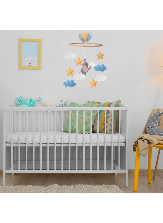 Baby Crib Nursery Mobile Wall Hanging Décor Baby Bed Mobile for Infants Ceiling Mobile Cute and Adorable Hanging Decorations Elephant  - Image 4