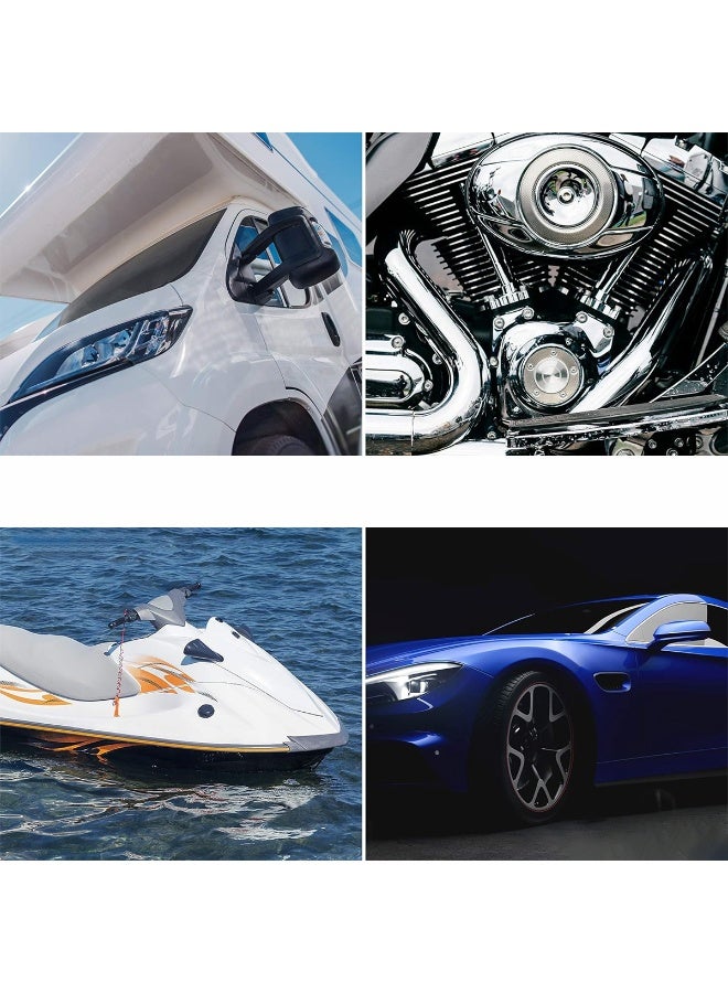 FAJ Microfiber Drying Towel Car Wash Sponge 2 in 1 Chenille Microfiber Wash Mitt with Hand Strap Super Absorbent Car Cleaning Sponge Scratch Free Car Wash Pad Washable Dryable Vehicle Cleaning Tool - 800G003 - Image 2