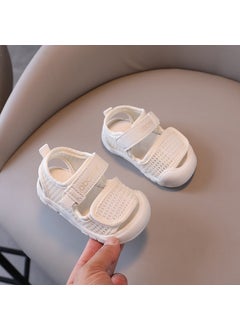 Generic Summer 2024 Baby Girls Breathable Sandals Creamy-white 