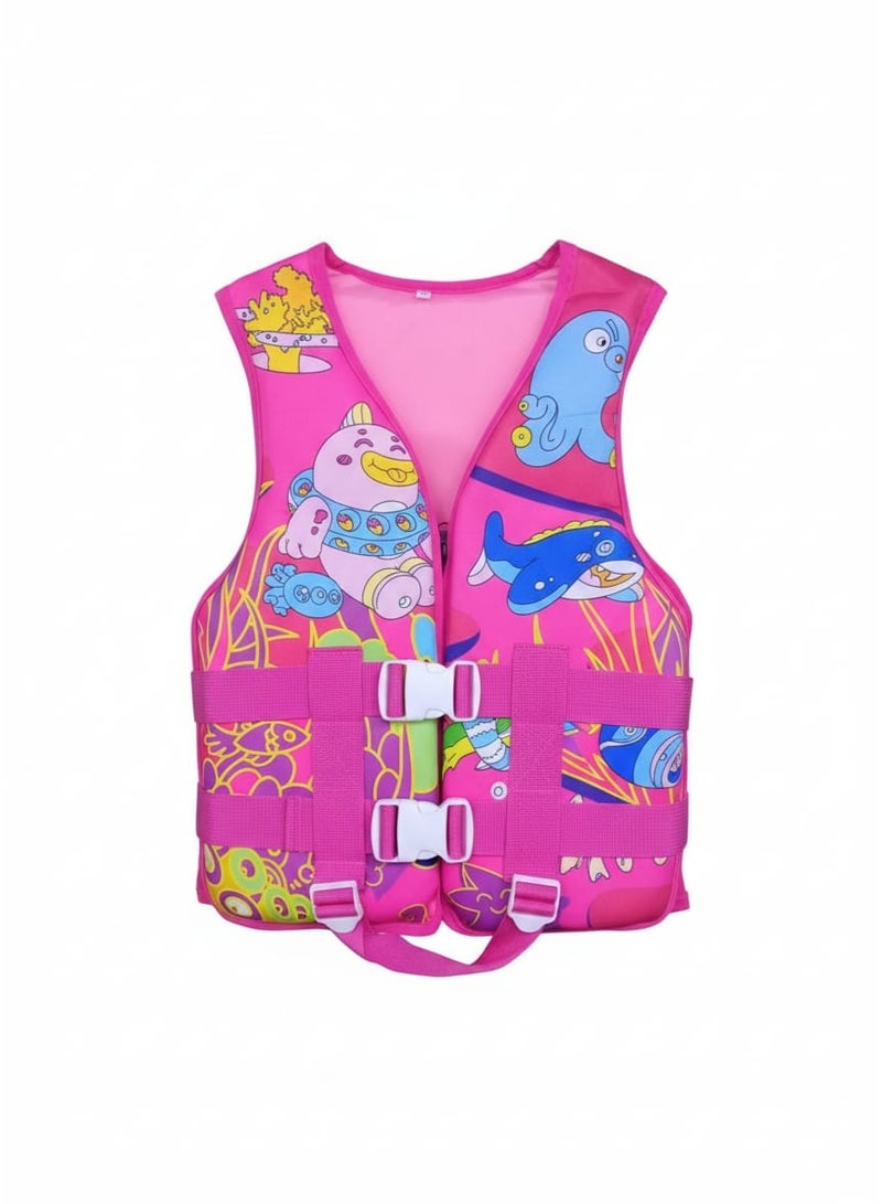 ريبنيو سترة سباحة للأطفال، سترة سباحة للأطفال الصغار، سترة سباحة للأطفال من عمر 2 إلى 4 سنوات للسباحة على الشاطئ/المسبح، مقاس متوسط - Image 1