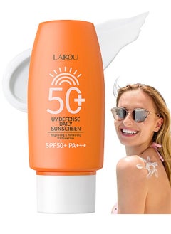 Laikou UV Defense Daily Sunscreen SPF50+ PA+++ Whitening Sunscreen Cream Isolating Sunscreen Lotion Brightening And Refreshing  - Image 1
