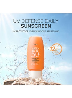 Laikou UV Defense Daily Sunscreen SPF50+ PA+++ Whitening Sunscreen Cream Isolating Sunscreen Lotion Brightening And Refreshing  - Image 3