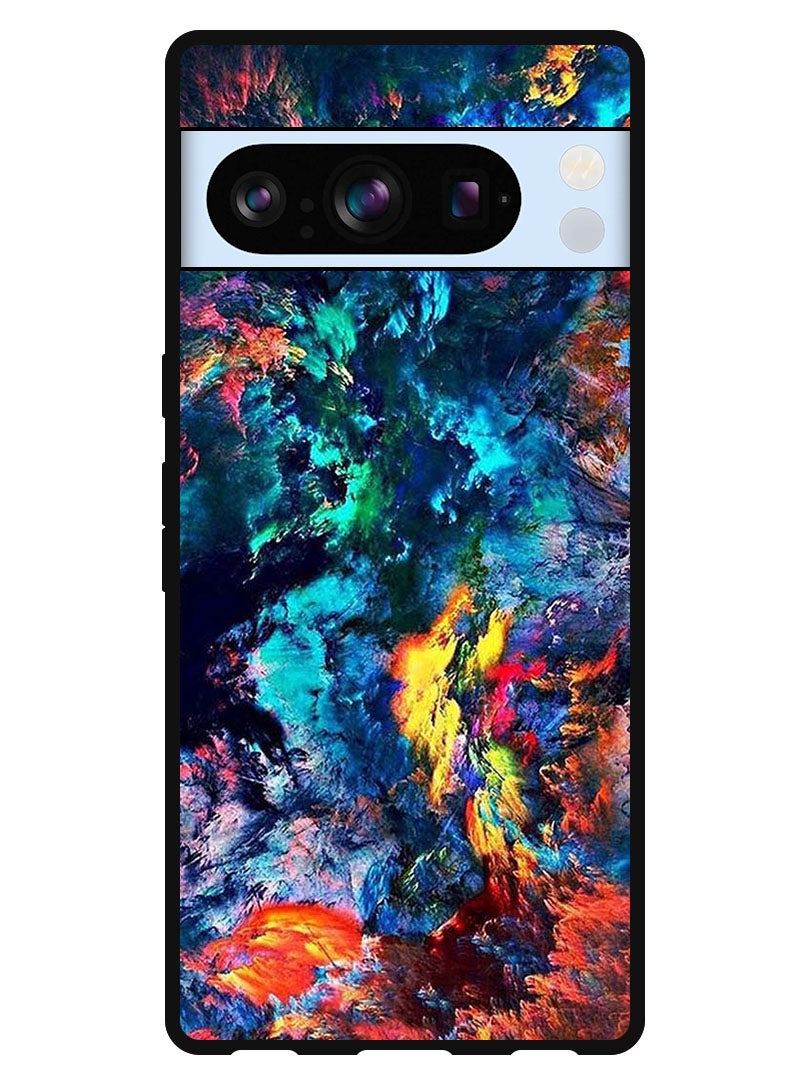 Theodor Protective Case Anti Scratch Shock Proof Bumper Cover For Google Pixel 8 Pro Water Colour - Image 1