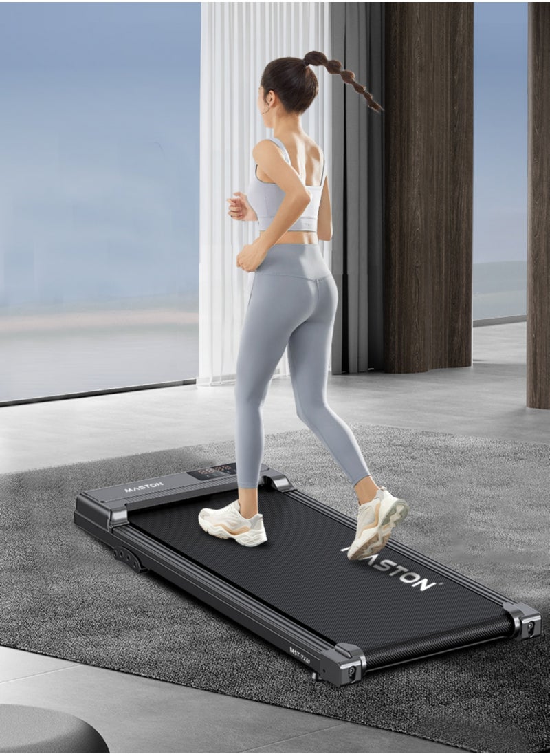 Maston Maston Walking pad 1-6Km/H 100Kg Capacity Under Desk walking machine With Led Display & Remote Control, Portable Treadmills Motorized Running Machine For Home Office Use  - Image 1