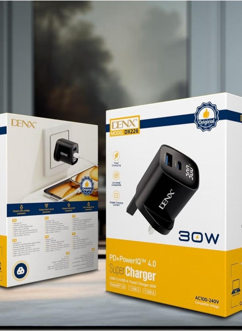 Denx 30W Dual Port USB-C PD Wall Charger  - Image 4