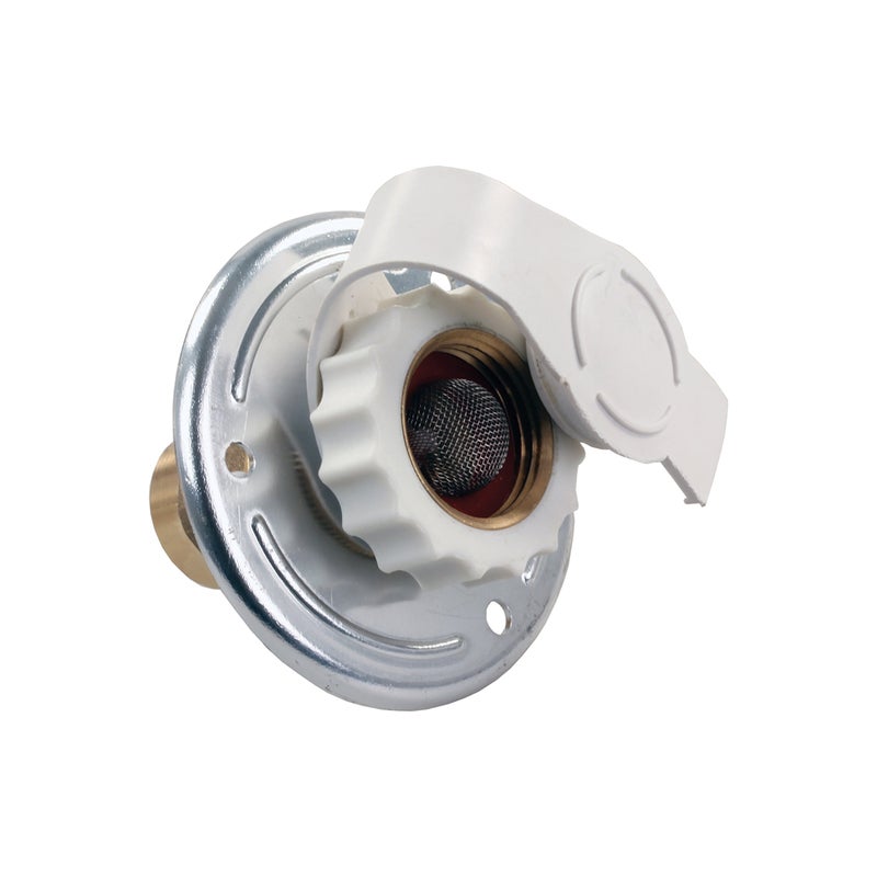 JR Products 62175 Aluminum City Water Flange - 1/2" FPT x 3/4"