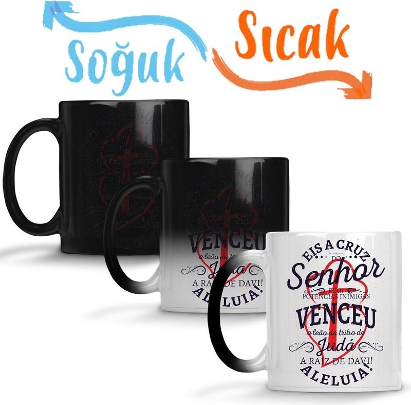 Print Shop Vaso Novo Magic Mug Porcelain