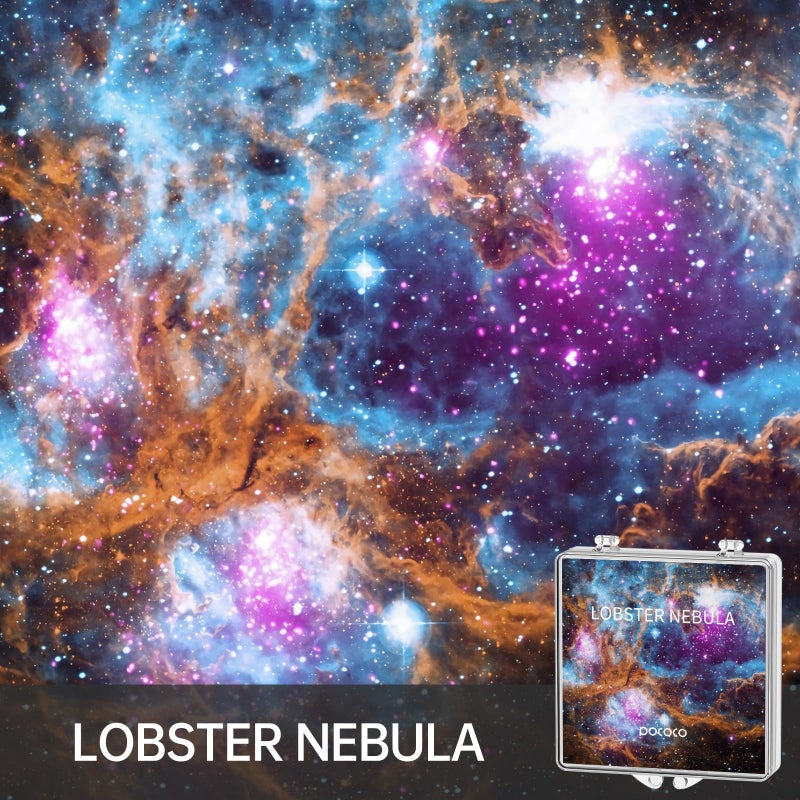 POCOCO Gorgeous Nebula Series Galaxy Star Projector Night Light Discs: Realistic Galaxy Patterns, 5K Ultra HD, 96% Light Transmission, High Brightness - 6-Piece Pack (Projector Not Included) - Image 3