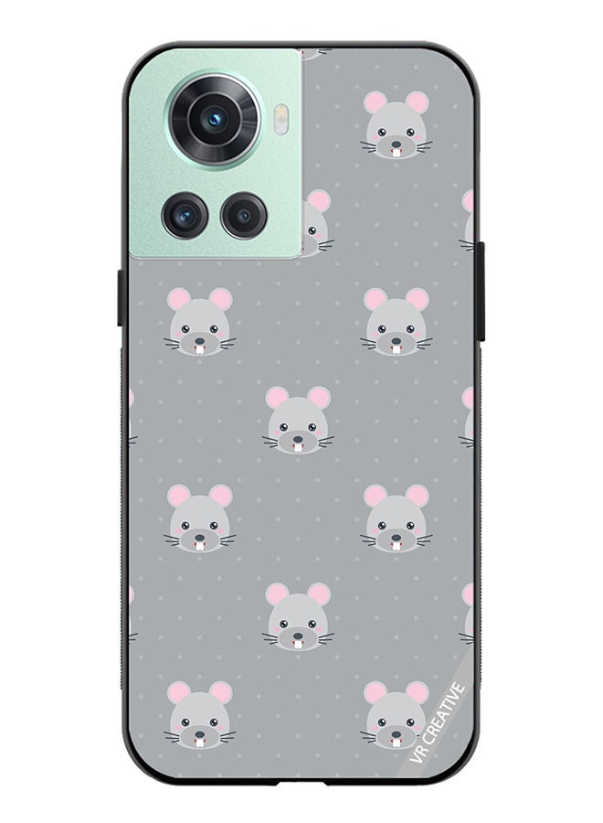 VR CREATIVE Protective Case Cover For OnePlus 10R Mouse Design Multicolour - Image 1