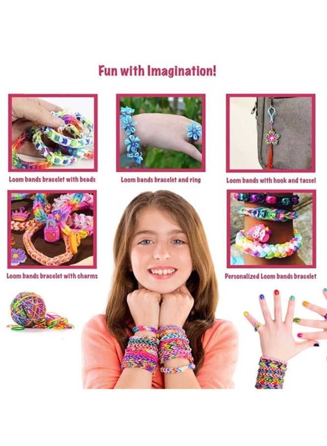 1500Pcs Rubber Band Loom Bracelet Kit With Accessories DIY Bracelet Making Kit Birthday Gifts For Girls Boys - Image 4
