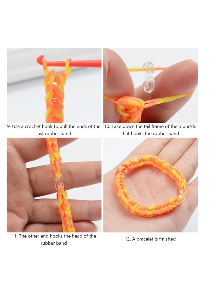 1500Pcs Rubber Band Loom Bracelet Kit With Accessories DIY Bracelet Making Kit Birthday Gifts For Girls Boys - Image 5