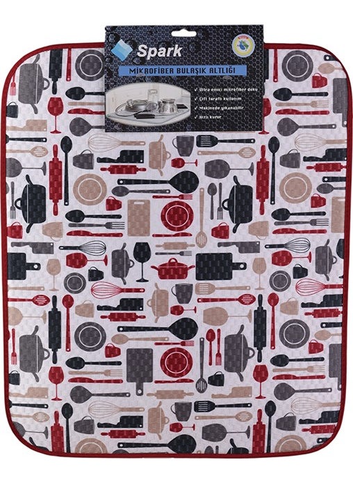 Spark Microfiber Dish Mat 4-pack  - Image 3