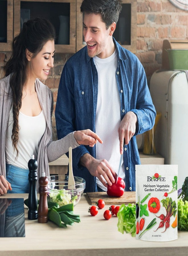 Burpee Heirloom Vegetable Seeds, Variety Pack with 35 Varieties of Plant Seeds, 30,000+ Garden Seeds - Mixed Non-GMO Seeds with Select Varieties of Lettuce, Beans, Tomatoes, Peppers, Squash and More - Image 5