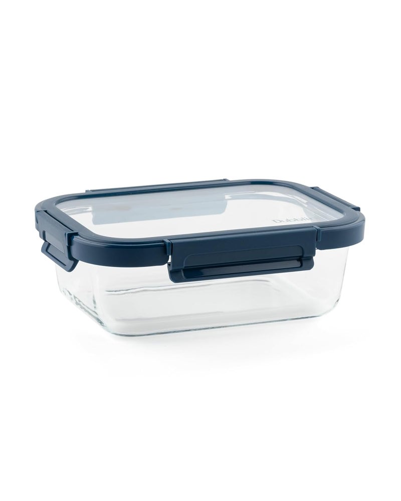DUBBLIN Keep In Glass Borosilicate Glass Container 1040ml Rectangular Clear Oven Freezer Microwave Safe Storage Solution 1 Piece - Image 5