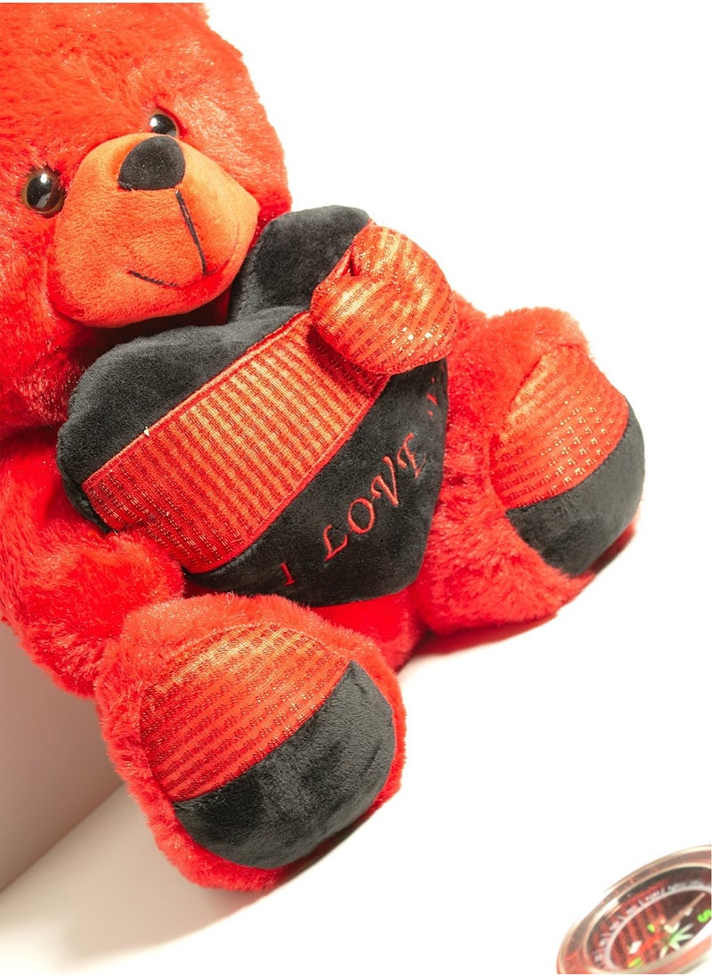 RED Teddy Bear With Heart Plush Toy 35cm for Ages 3+ Years - pzsku/ZD76B2F35112FAF39A044Z/45/_/1728382636/1a4303b6-5226-4a52-8490-3565cdec6dd0