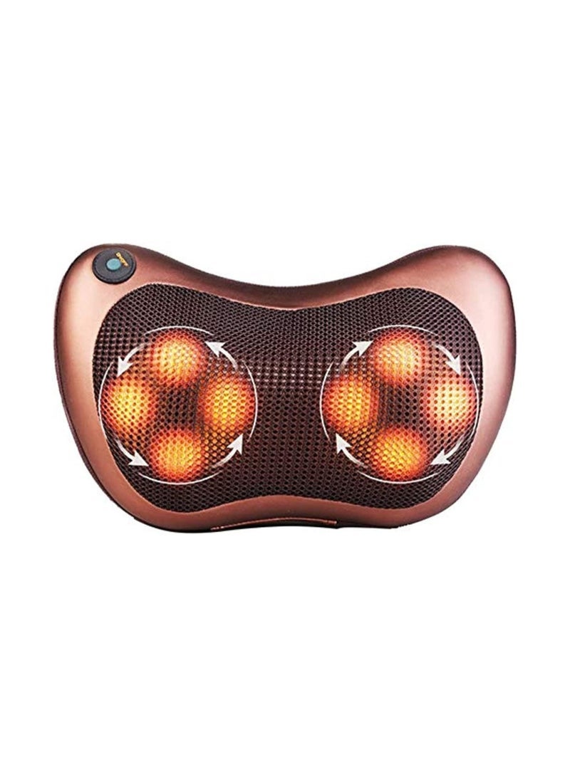 Neck Massage Pillow And Shoulders, Adomen, Legs Back Massager Relaxation By 8 Head With Magnet Vibrator Electric Heating Kneading Therapy - Image 1