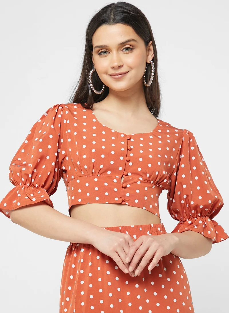 Ginger Printed Skirt Set