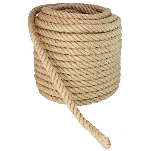 VEITHI Manila Rope 1/2 Inch x 100 Feet, Twisted Thick Rope for Landscaping, Crafts, Sporting,Marine, Projects and Tie-Downs - Image 2