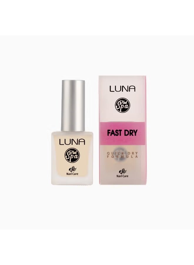 Luna Nail Spa Luna - Top Coat Fast Dry 10Ml Clear/Orange 