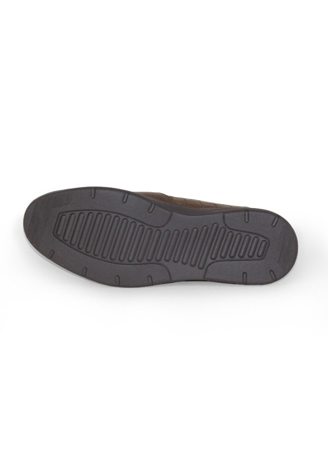 BOTELI New Men's Casual Leather Shoes All-Match Rubber Sole Wear-Resistant Non-Slip Leather Shoes  - Image 4