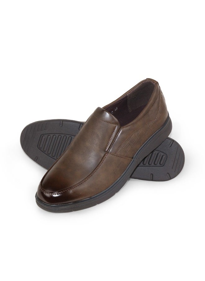 BOTELI New Men's Casual Leather Shoes All-Match Rubber Sole Wear-Resistant Non-Slip Leather Shoes  - Image 1