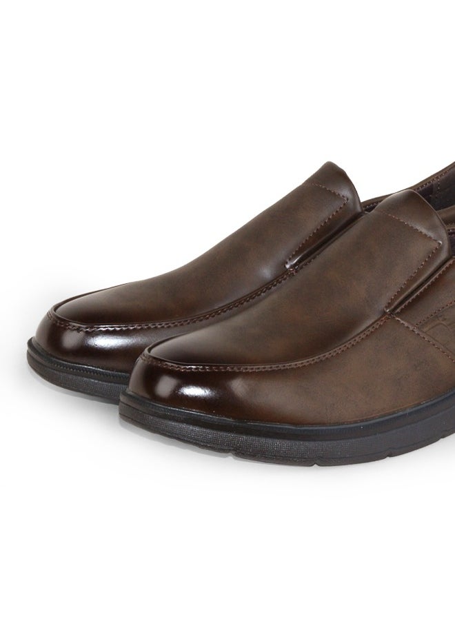 BOTELI New Men's Casual Leather Shoes All-Match Rubber Sole Wear-Resistant Non-Slip Leather Shoes  - Image 3