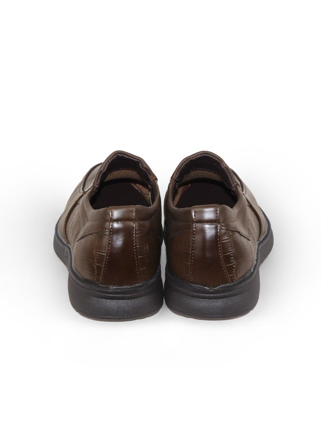 BOTELI New Men's Casual Leather Shoes All-Match Rubber Sole Wear-Resistant Non-Slip Leather Shoes  - Image 2