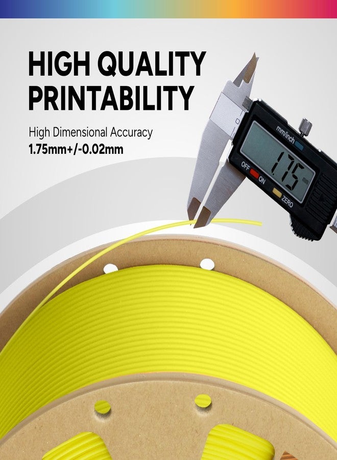 OVERTURE Basic PLA 3D Printer Filament Highlight Yellow 1.75 - Image 3