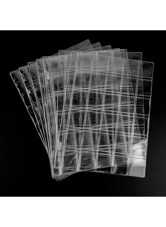erorex Coin Collection Pages 10 Sheets Clear 30 Pocket Coin Sleeves Binder Inserts Coin Pocket Pages Collecting Sleeves For Most Coin Collection Holder Book Album - Image 3