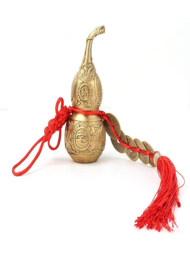 Simlug Wu Lou Feng Shui Wu Lou Gourd, Calabash Gourd, Gourd, Copper Gourd Restaurant for Home Use Shop Gift - Image 2