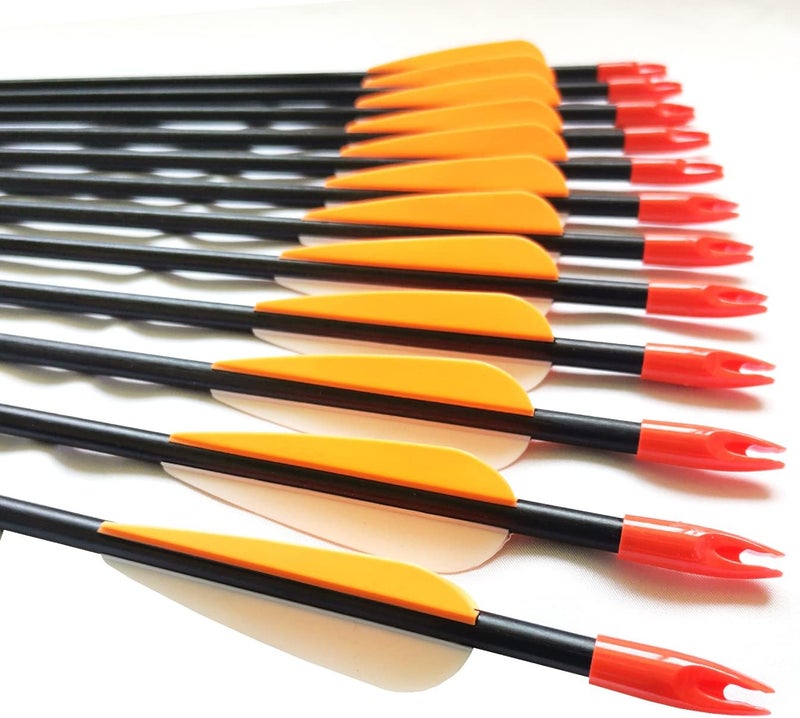 PANDARUS Archery 28" Fiberglass Archery Target Practice Arrows, for Children, Woman or Beginner, for Recuve Bow(Pack of 12) - Image 4