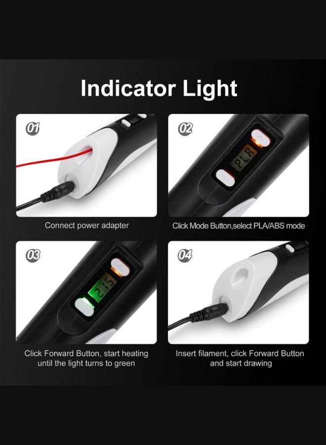 Executive LLC Image Create Print Upgraded 3D Pen Blue Smart Intelligent Drawing doodler 3D Pen for Teens Adults Creators - Image 4