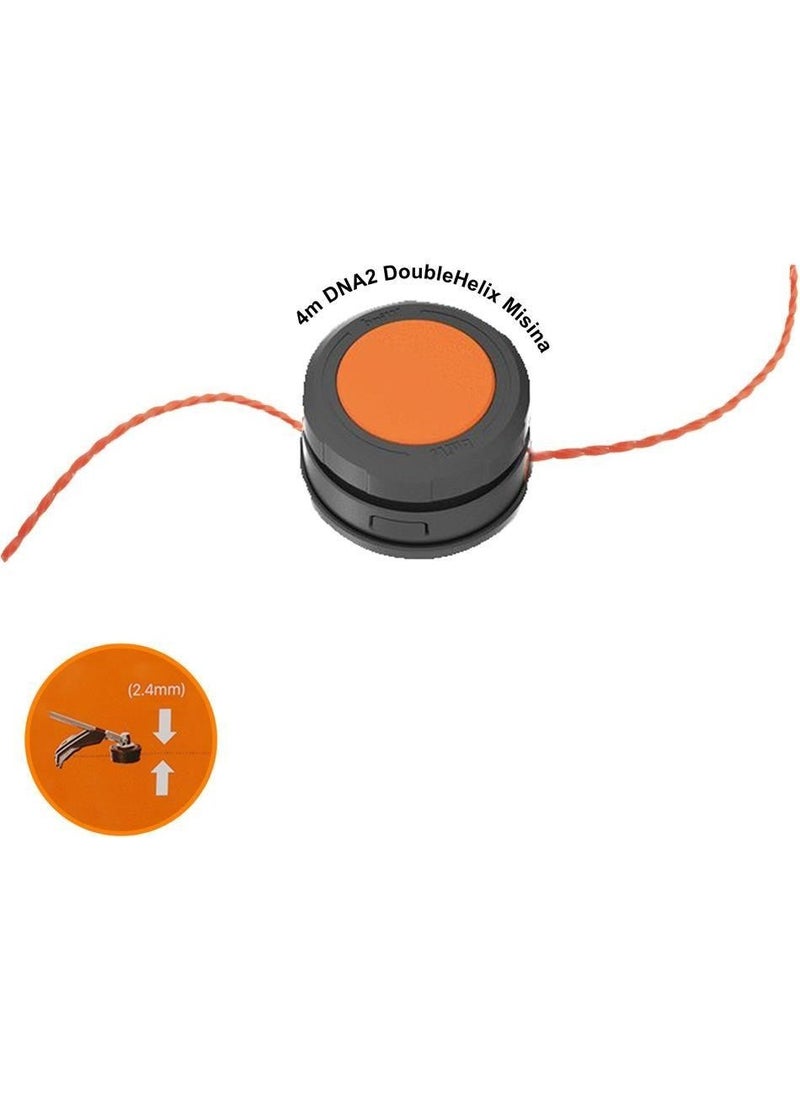 WORX WA0045 WG186E For 2.4mm 4meter Double Output Double Helix Spiral Twisted Spare Line  - Image 1