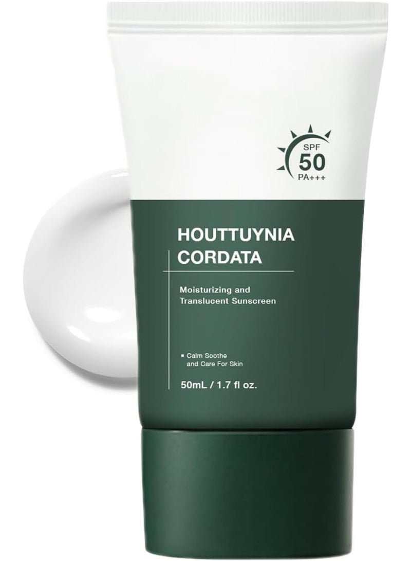 SOLARAE Water Barrier Moisturizing Sun Cream, SPF 50 PA , Gel Sunscreen, No White Cast, Hydrating, Moisturizing, Cools Down, Light Finish - Image 1