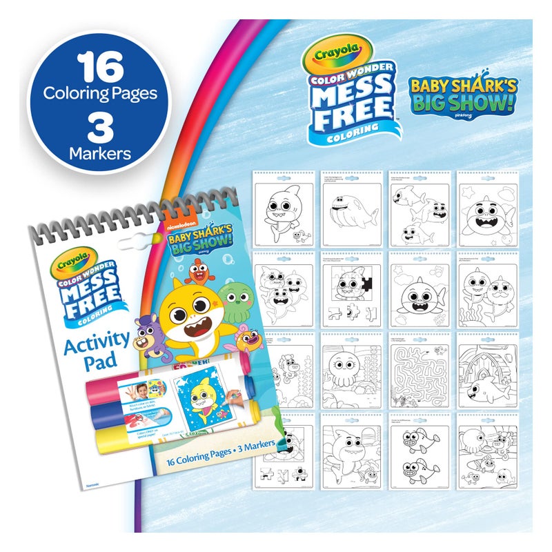 Crayola Nickelodeon Color Wonder Activity Pad Bundle (3 Pack), Toddler Stocking Stuffer, Mess Free Coloring Set for Kids, Holiday & Christmas Gifts for Kids, 3+ - Image 4