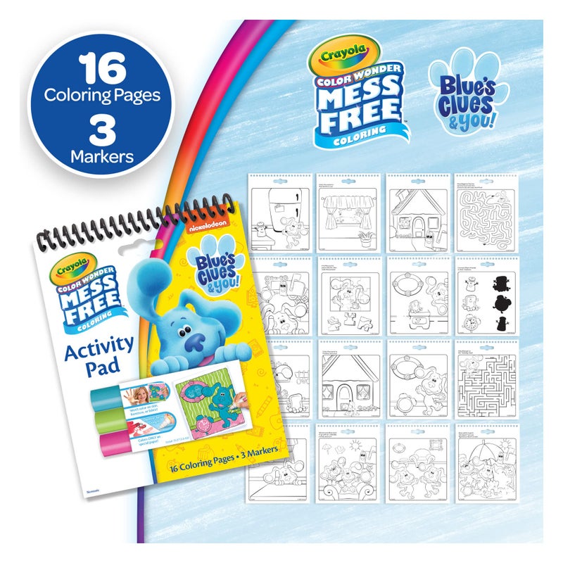 Crayola Nickelodeon Color Wonder Activity Pad Bundle (3 Pack), Toddler Stocking Stuffer, Mess Free Coloring Set for Kids, Holiday & Christmas Gifts for Kids, 3+ - Image 5