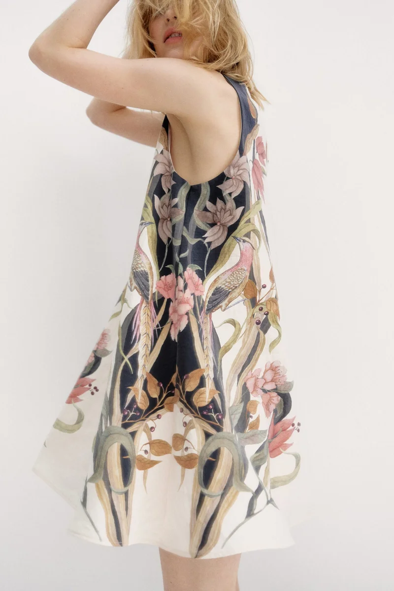 H&M Printed shift dress