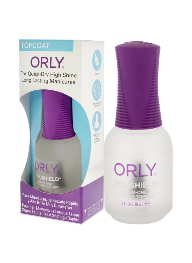 Orly Polishield All-in-One Ultimate Top Coat by Orly for Women - 0.6 oz Top Coat - Image 5