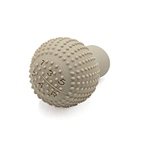 Aksmit Anti-Scratch Universal Fit Silicon Gear Knob Protective Cover Round Bump Shift Knob Cover (Beige) - Image 2