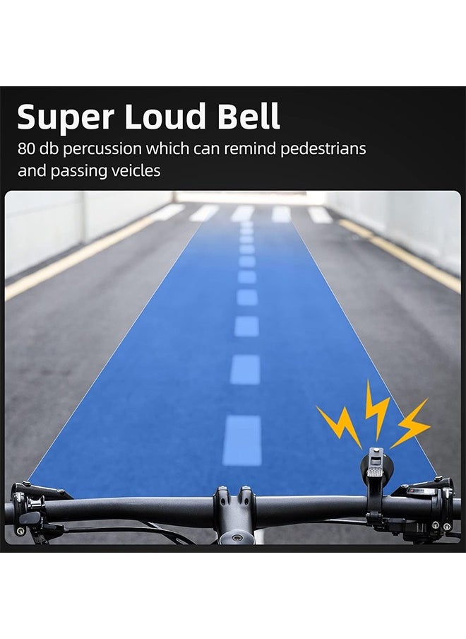 Rockbros - Bike Bell Classic Bicycle Bell Mountain Bike Bells For Adults With Loud Sound And Fit For 0.87-1.25In/22.2-31.8Mm Bicycle Handlebars - Image 1